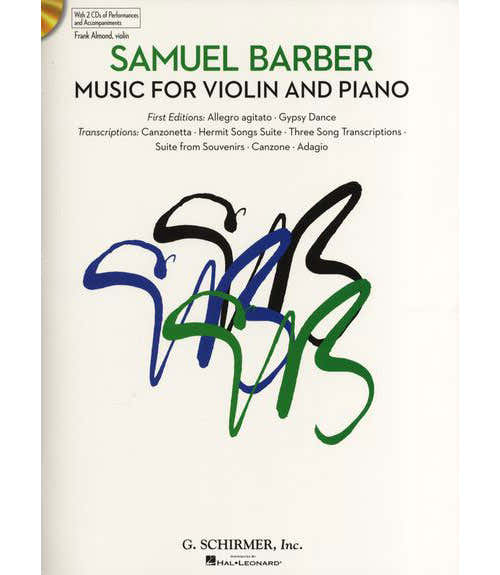 SAMUEL BARBER Musica per violino e pianoforte + MP3 - Violino