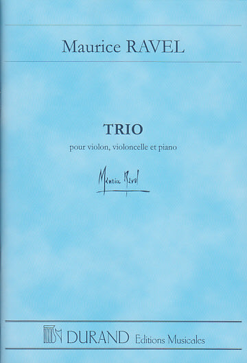 RAVEL MAURICE - TRIO POUR VIOLON VIOLONCELLE ET PIANO - CONDUCTEUR POCHE