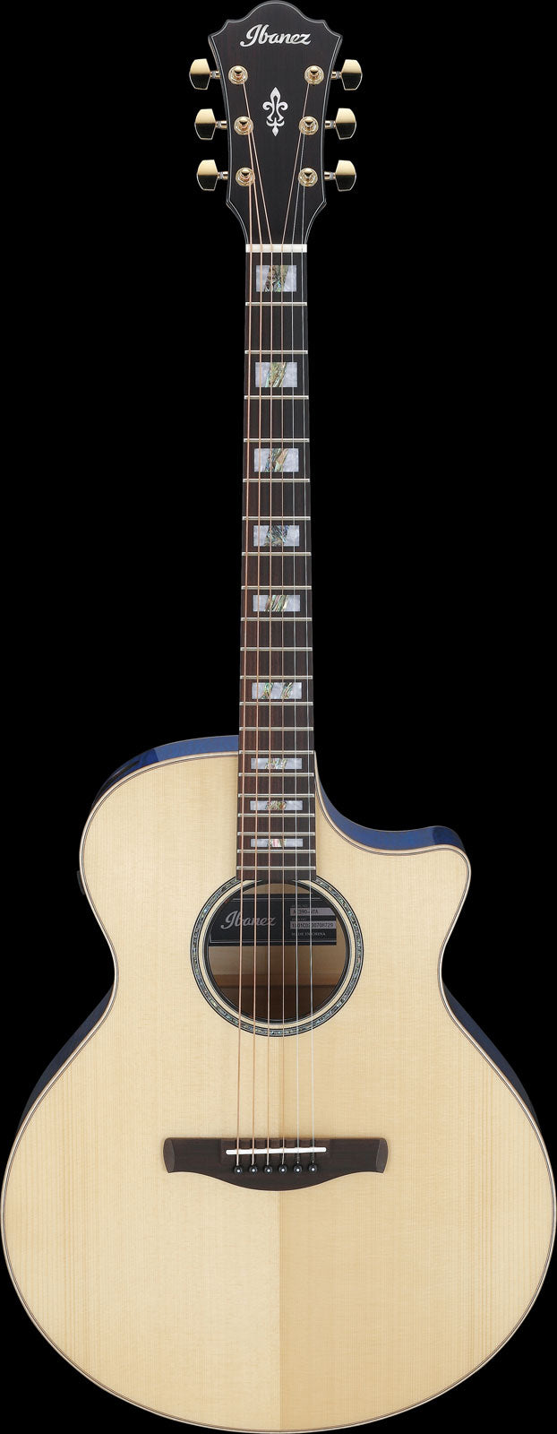 AE390-NTA Tavola naturale, cassa blu acquamarina