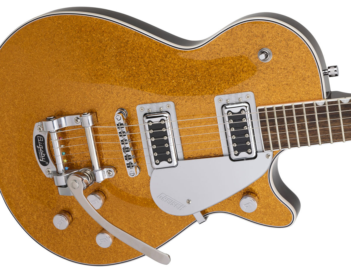 G5230T Electromatic Sparkle Jet Ft Single-Cut con Bigsby Lrl Oro scintillante