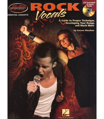 Musicians Institute Rock Vocals Guide To Proper Technique + CD - Voice