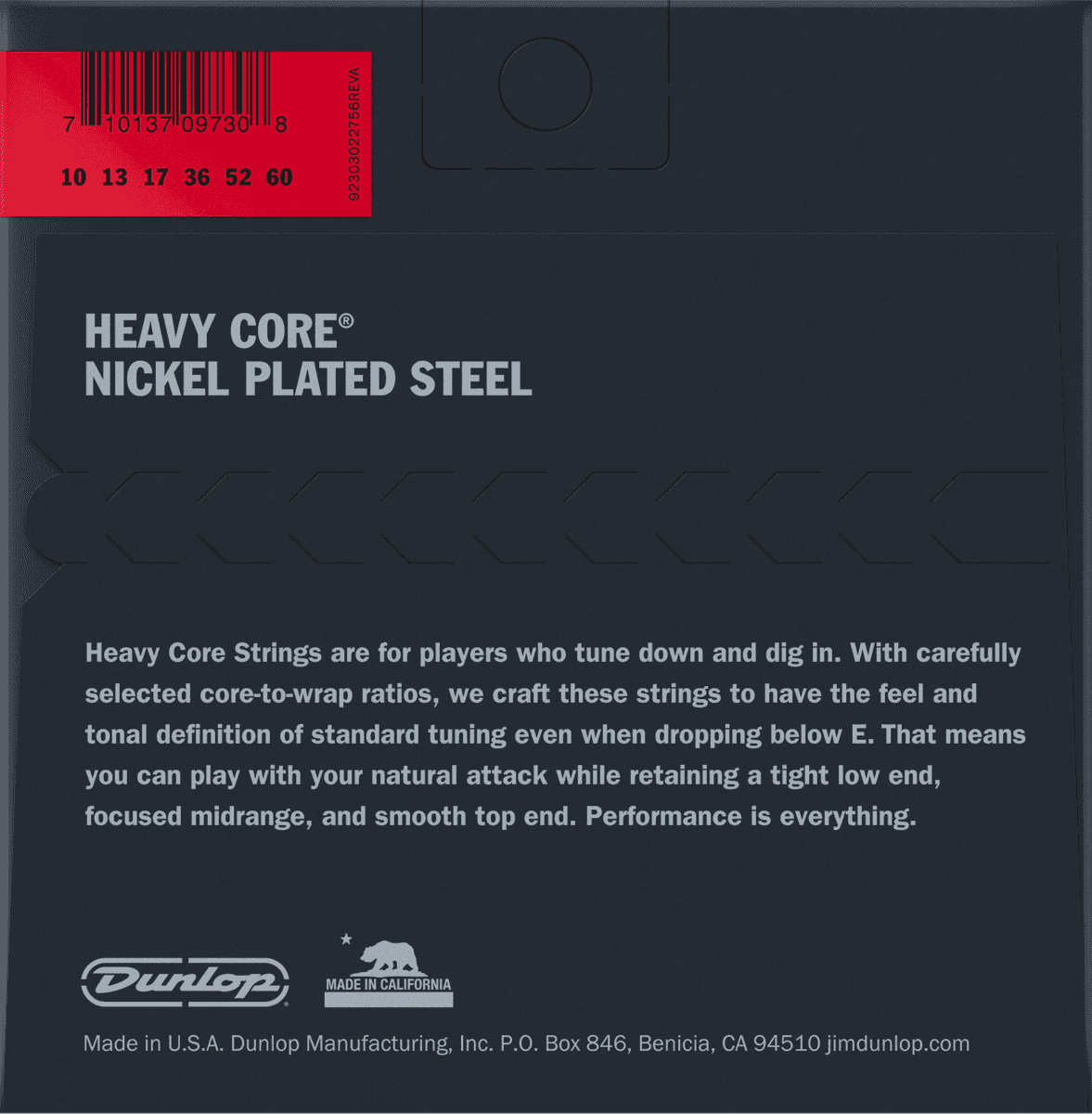 HEAVY CORE ELECTRIC STRINGS HEAVY CORE SET 10-60