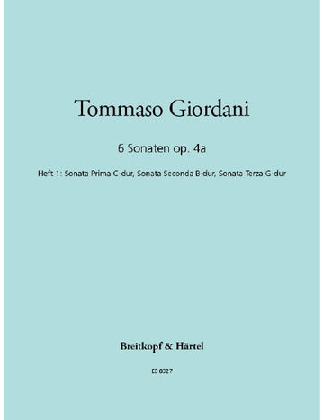 Giordani - 6 Sonatas Op. 4a Op. 4a