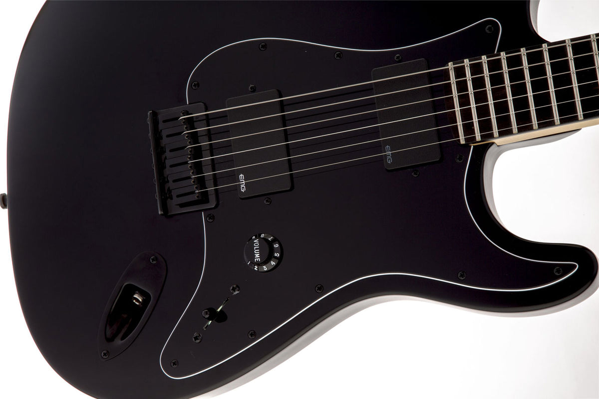 Stratocaster firmata da Jim Root Ebo Nero opaco