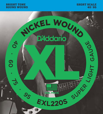 EXL220S Avvolte in nickel scala corta superleggere 40-95