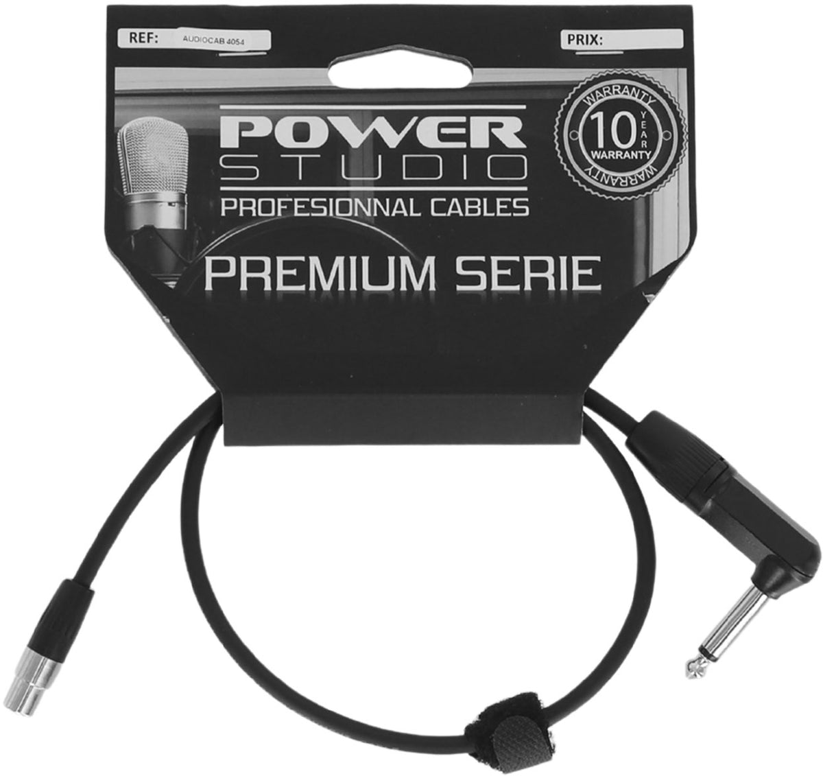 AUDIOCAB 454 Jack angolato a Mini XLR 3 poli (AKG) 6cm