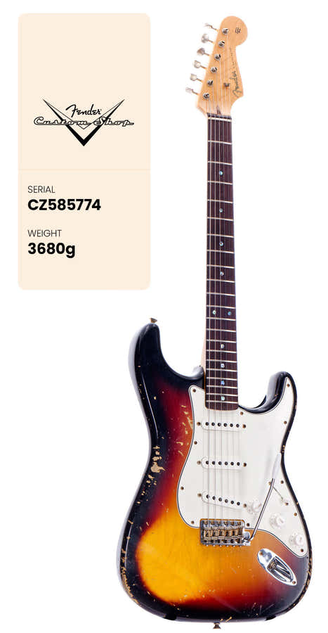 60 Stratocaster Heavy Relic Rw Sunburst a 3 colori