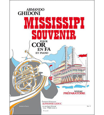 GHIDONI ARMANDO - MISSISSIPI SOUVENIR - COR EN FA ET PIANO