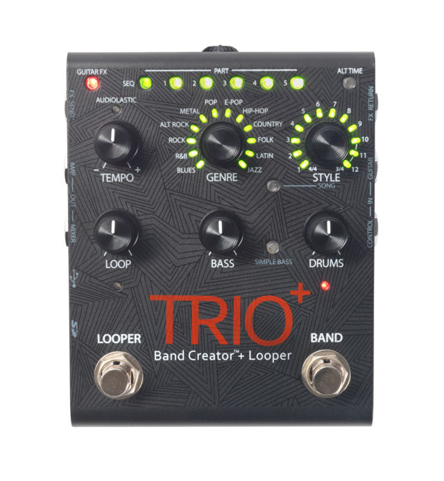 Trio + creatore di band + looper