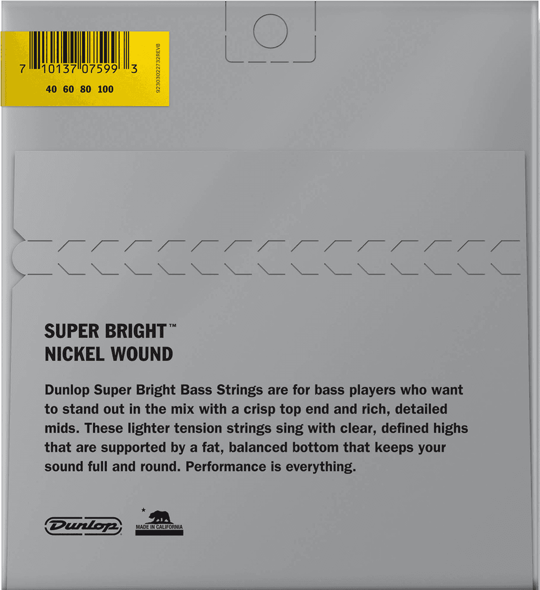 BASS SET SB NICKEL MEDIUM 40-100