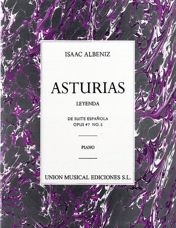 ALBENIZ ASTURIAS DE SUITE ESPANOLA OP.47 NO.5 - PIANO SOLO