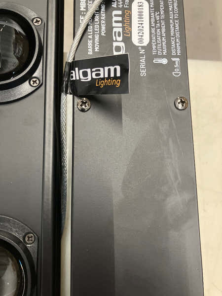 Algam Lighting MB 810 - 8 RGBW MOTORIZED LED BAR - B Stock
