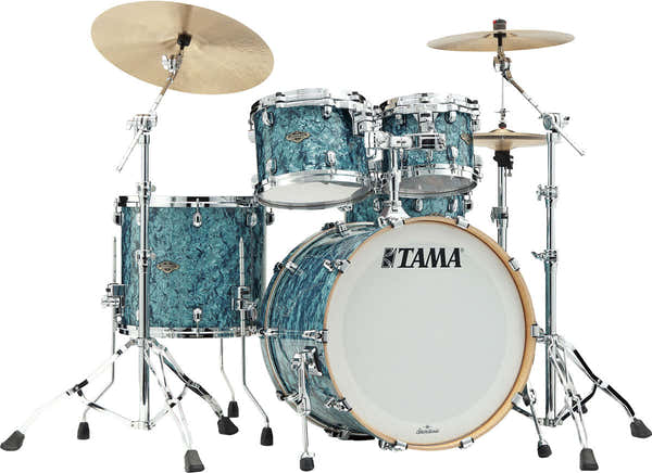 Tama STARCLASSIC WALNUT/BIRCH STAGE 22 DRUM KIT TURQUOISE PEARL
