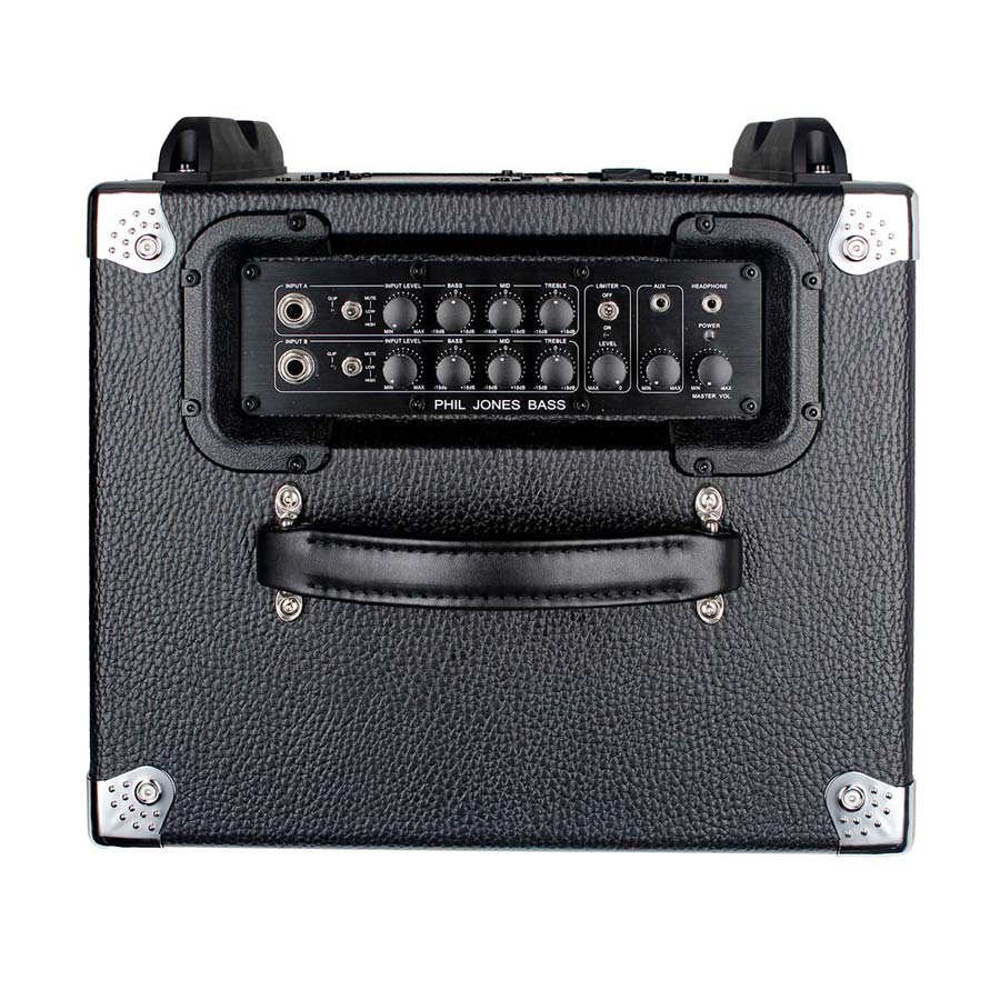 SUITCASE COMPACT 300W COMBO 4X5" "PIRANHA" BLACK - STOCKB