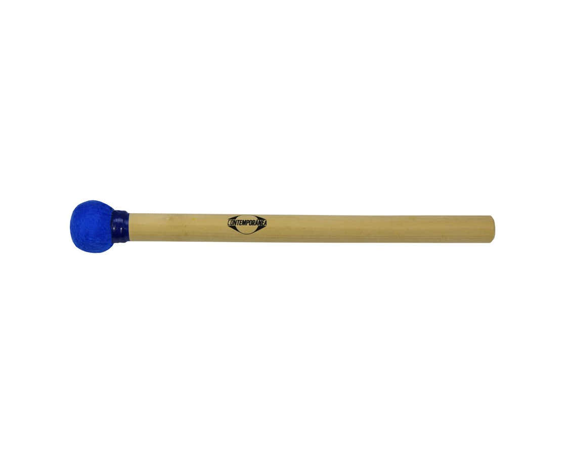 C-BS08 Mailloche Di Surdo Legno Blu Testa Piccola 35Cm