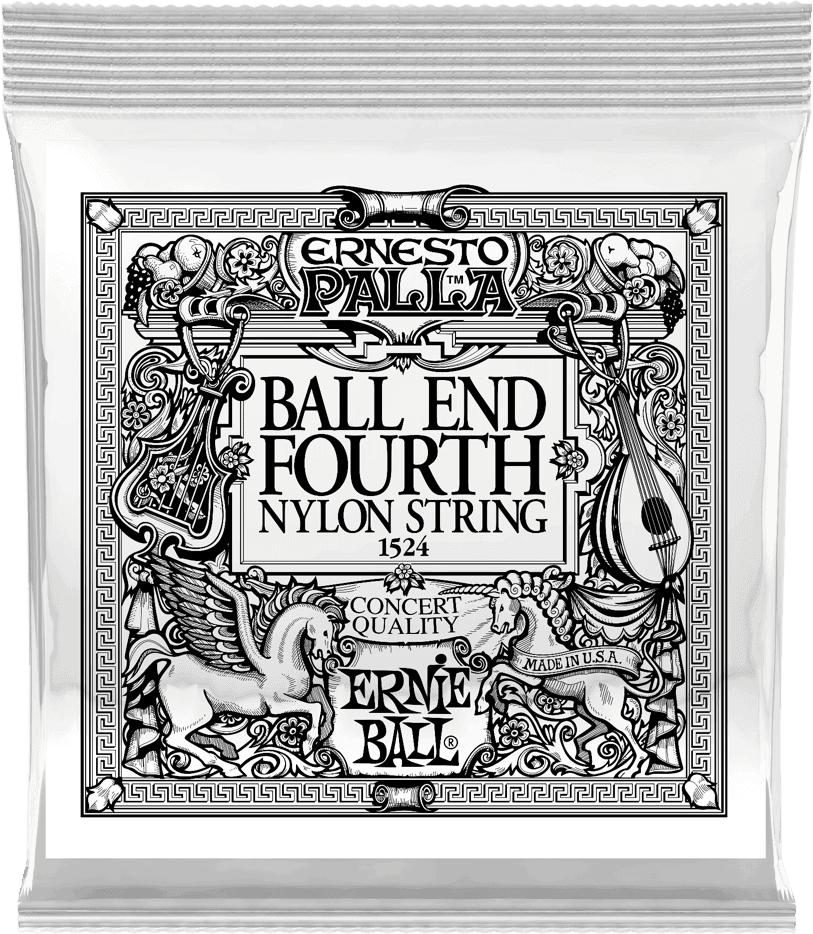 GOLD 4TH ERNESTO PALLA NYLON BALL END CLASSICAL GUITAR STRINGS
