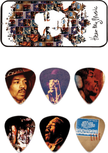 6 x Jimi Hendrix Hear My Music Medium Scatola