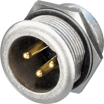 AUDIO CONNECTORS XLR SUBBASES MPR-HD 3-POLE MALE WATERPROOF