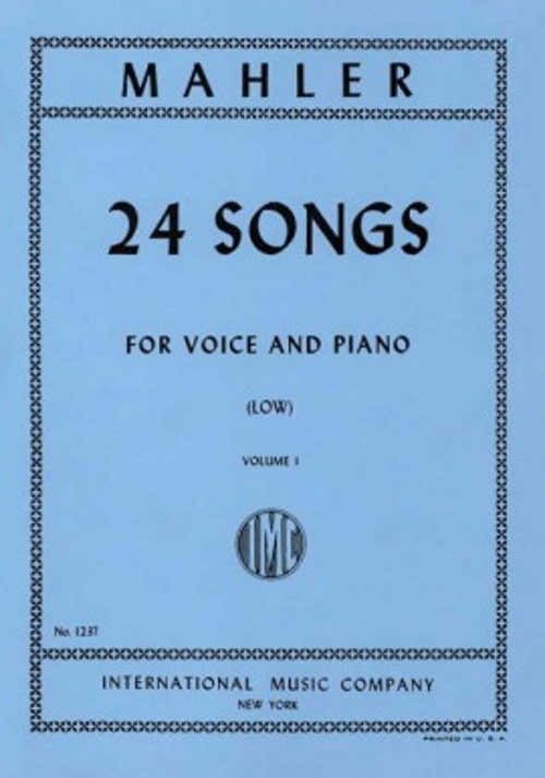 Mahler Gustav - 24 canti Vol.1 - Voce grave