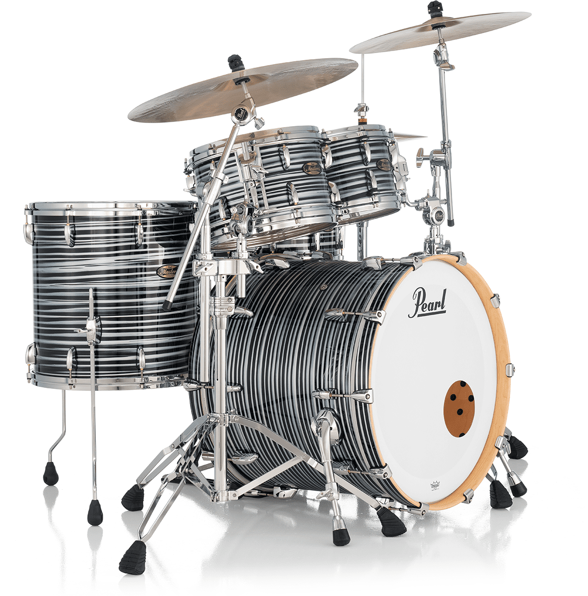 Masters Maple Gum Stage 22 GYROLOCK-l Oyster Swirl Nero