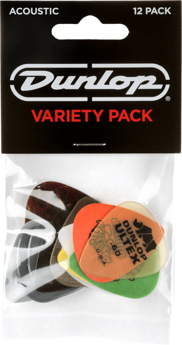 Dunlop 12 x Confezione assortita acustica