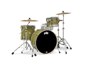 SHELL SET CONCEPT MAPLE FINISH PLY ROCK KIT 24" SATIN OLIVE PDCM24RKSO