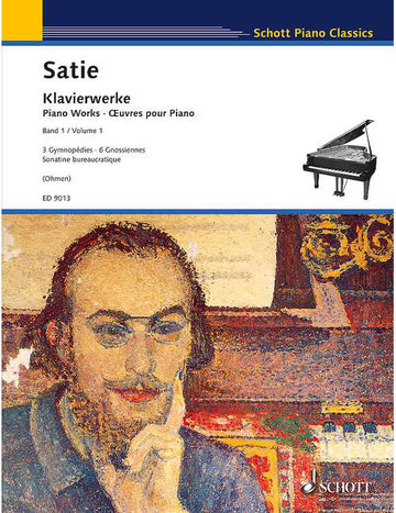 SATIE ERIK - PIANO WORKS  VOL. 1 - PIANO