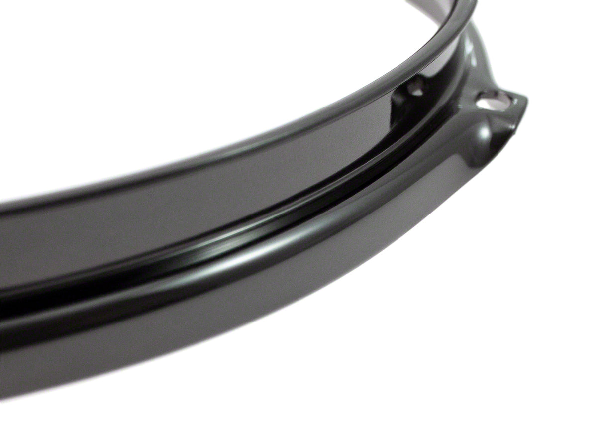 H23-16-8BK - CERCHIO 16" 8 TIRANTI NERO SUPER TRIPLA FLANGIA 2.3MM