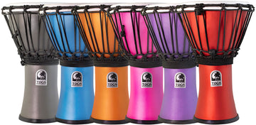 Djembe Freestyle Colorsound Opaco Tfcdj-7Mtpk Set - 6 Pezzi
