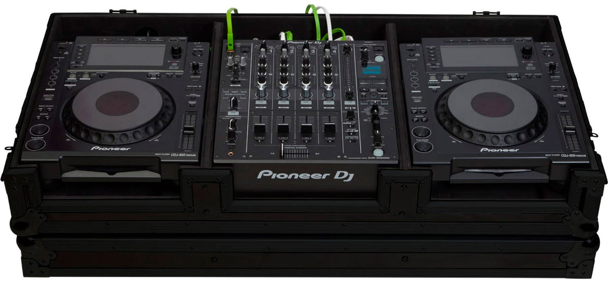 Flight Console DJ CDJ-2000NXS2 / DJM-900 Nero