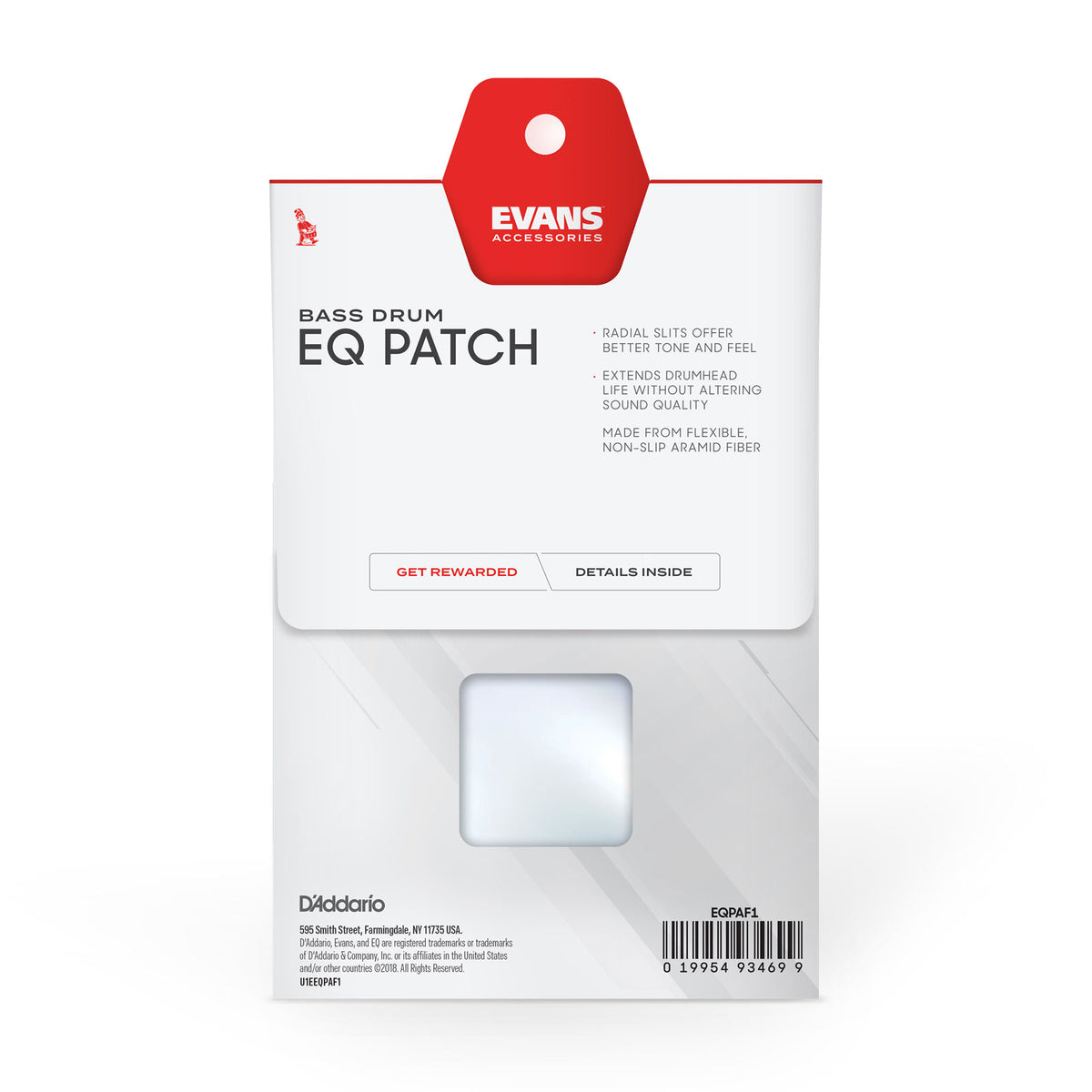 EQPAF1 - Patch Per Pedale Singolo AF Fibra Aramidica