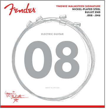 YNGWIE MALMSTEEN SIGNATURE ELECTRIC GUITAR STRINGS .008-.046 GAUGES Nickel-PLATED STEEL