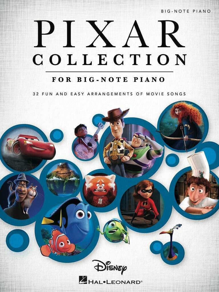 Pixar Collection for Big Note Piano