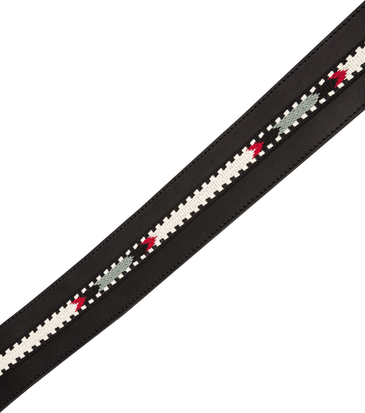 Paramount Cinghia in pelle per acustica nera