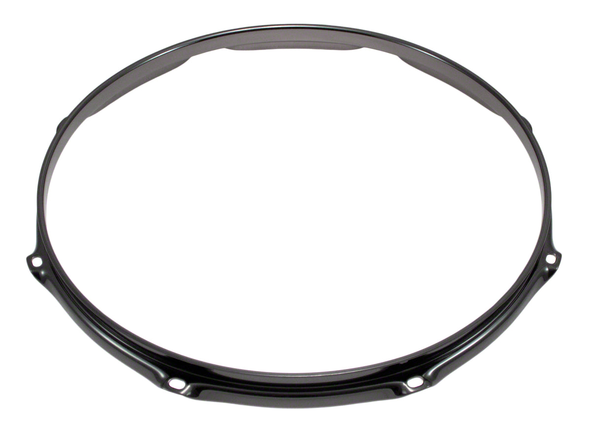 H23-16-8BK - CERCHIO 16" 8 TIRANTI NERO SUPER TRIPLA FLANGIA 2.3MM
