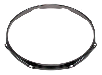 H23-16-8BK - CERCHIO 16" 8 TIRANTI NERO SUPER TRIPLA FLANGIA 2.3MM
