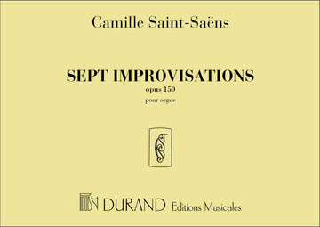SAINT SAENS C. - Improvvisazioni (7) OP 150 - Organo