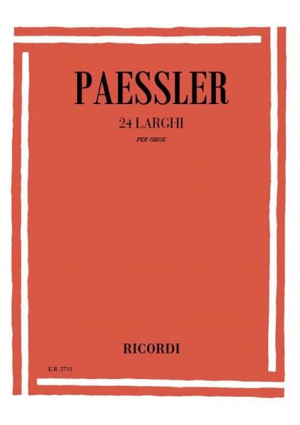 PAESSLER C. - 24 LARGHI - HAUTBOIS