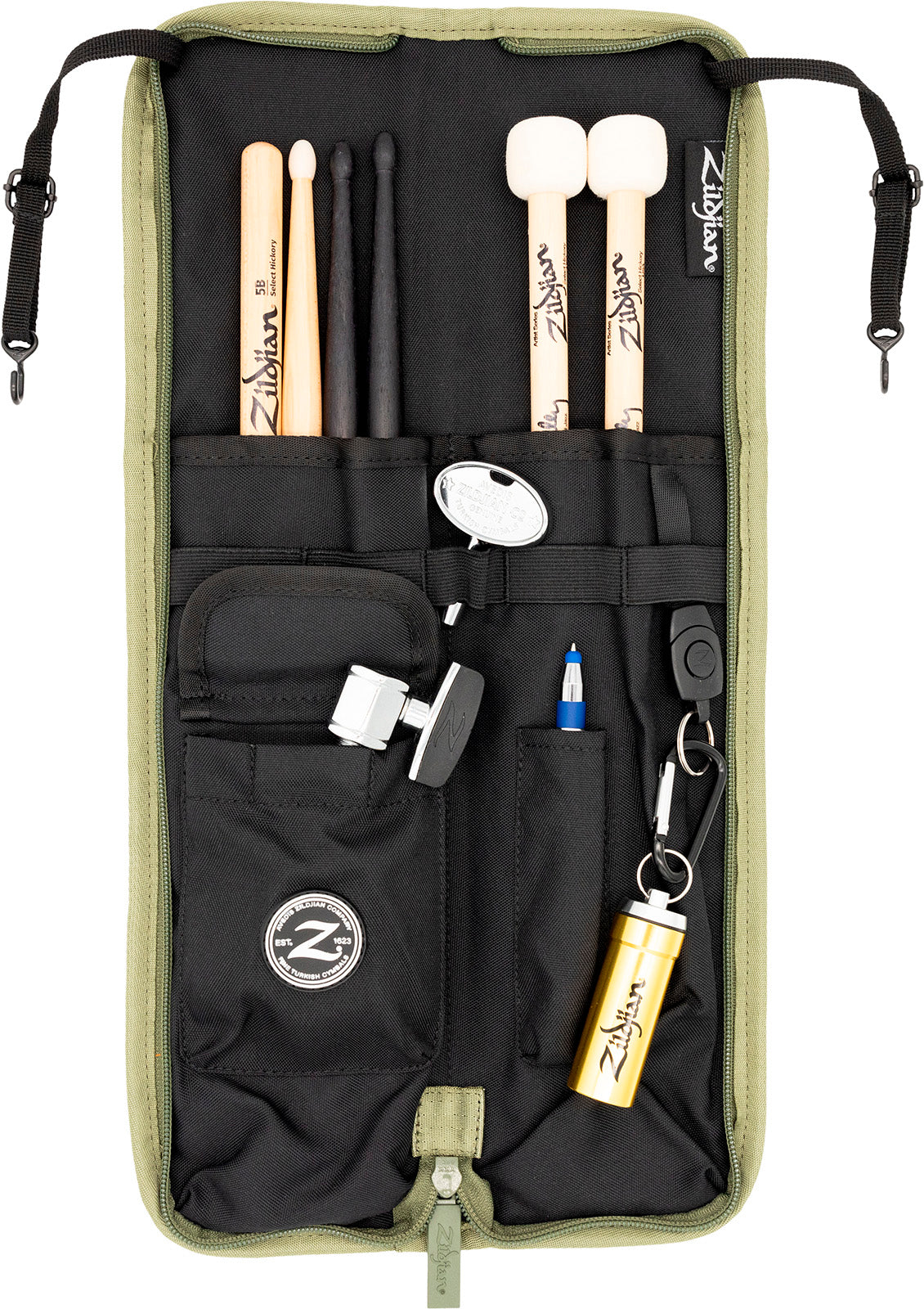 Borsa per bacchette Touring Verde salvia