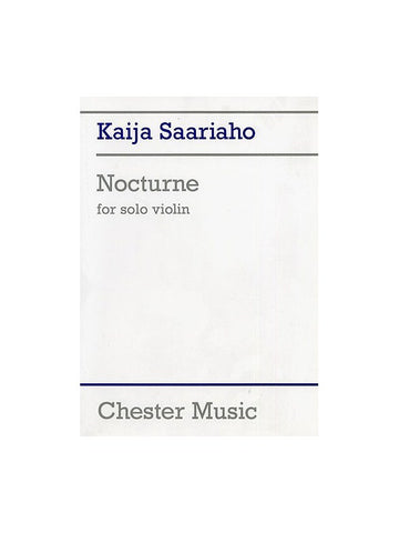 Saariaho Kaija - Nocturne - Violon Solo