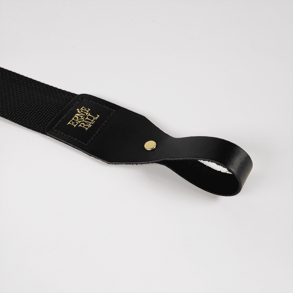 BLACK PP STRAP FOR ACOUSTIC GUITAR
