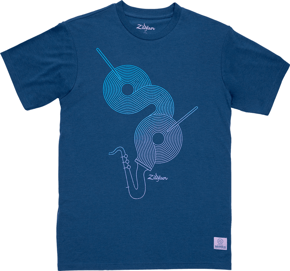 T-shirt Taglia S Logo « Jazz » - Zat0071-Le