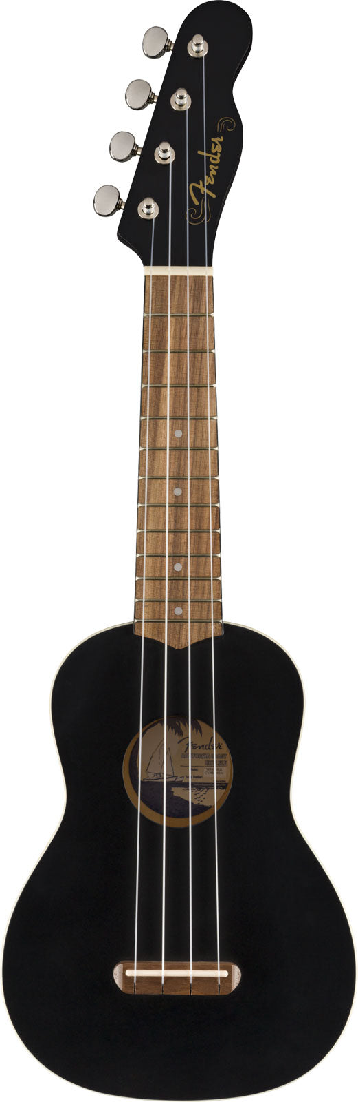Ukulele soprano Venice WN nero