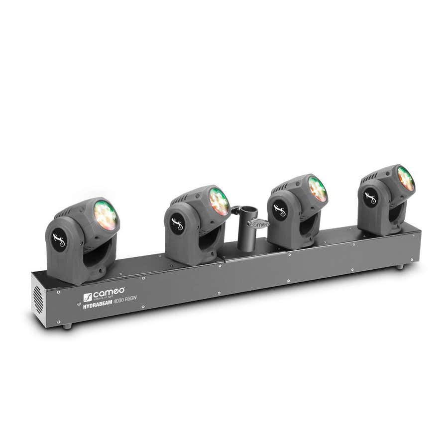 HYDRABEAM 4000 RGBW - SISTEMA DI ILLUMINAZIONE CON 4 TESTE MOBILI A LED RGBW DA 32W QUAD AD ALTA VEL