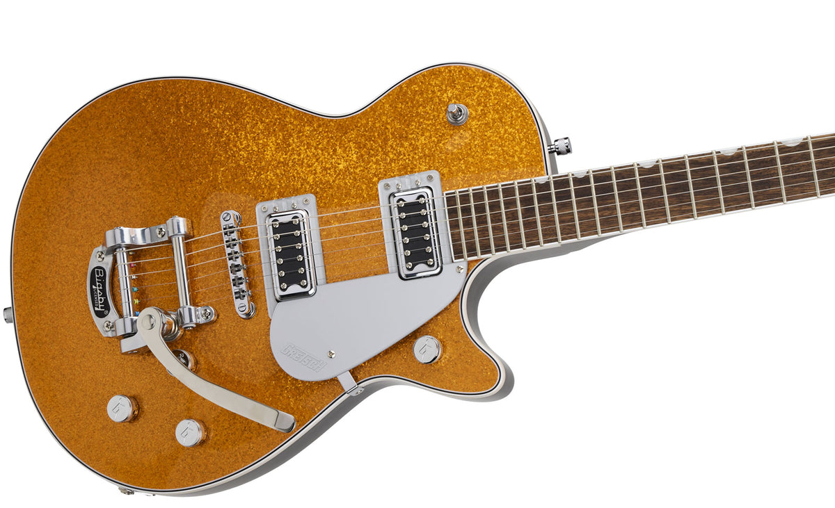 G5230T Electromatic Sparkle Jet Ft Single-Cut con Bigsby Lrl Oro scintillante