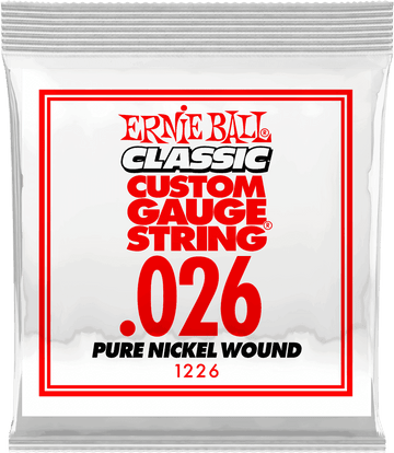 .026 CLASSIC PURE NICKEL WOUND ELECTRIC GUITAR STRINGS