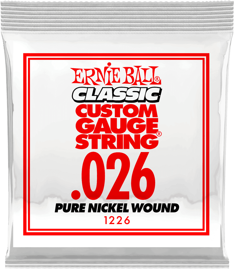 .026 CLASSIC PURE NICKEL WOUND ELECTRIC GUITAR STRINGS