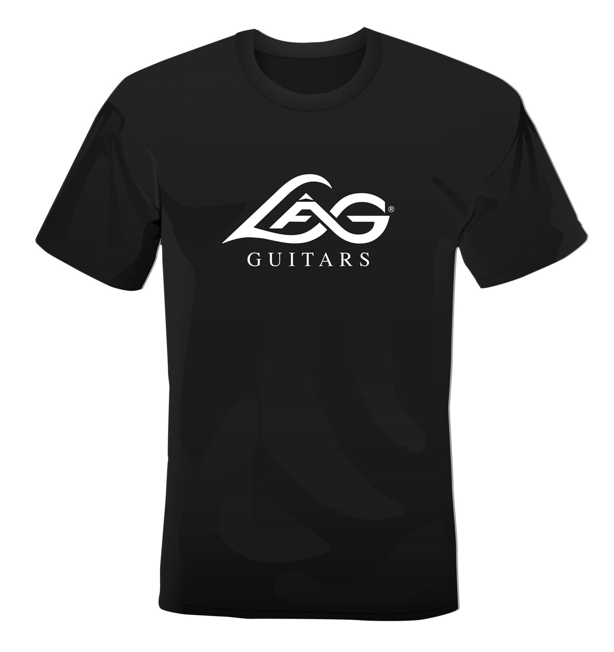 T-Shirt LÂG Nero logo bianco S