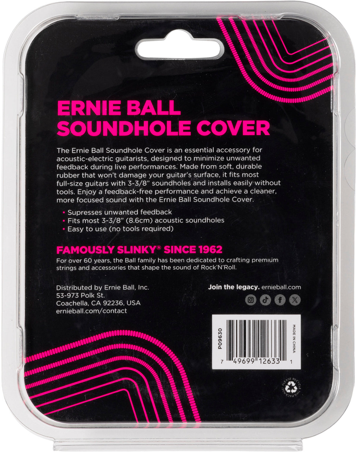 Soundhole - Tappo per Buca Diametro 8,5 cm