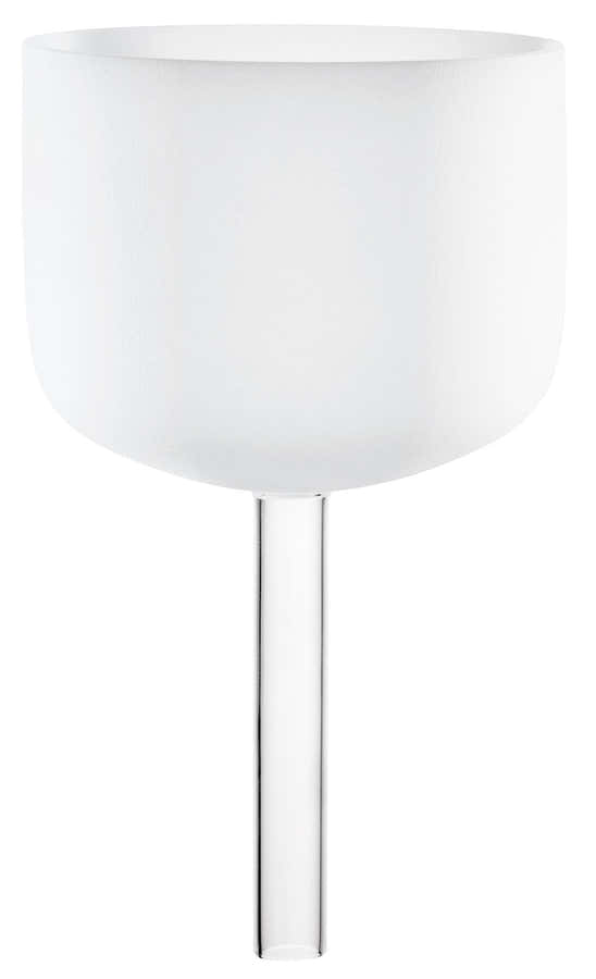 MEINL SONIC ENERGY CRYSTAL SINGING BOWL 8" WITH HANDLE CROWN CHAKRA